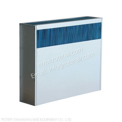 Counter flow plate sensible heat exchanger made of aluminum or stainless steel