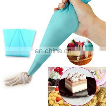 High quality reusable silicone piping bag, silicone pastry bag for cake decorating