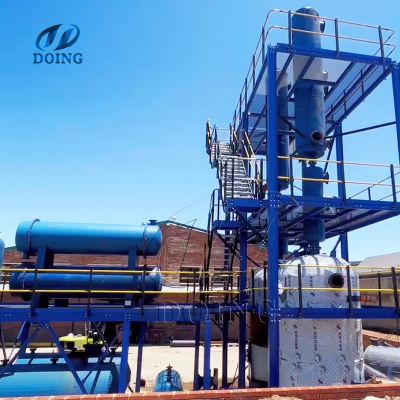 Convert Plastic To Diesel Machine Waste Plastic Used tyre oil pyrolysis Equipment Distillation Plant