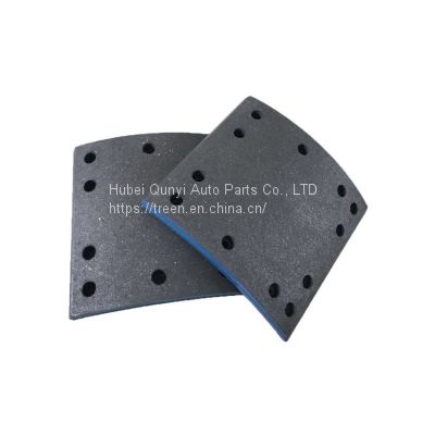 OEM durable noiseless 19036 19037 4515 spare parts brake lining for trailer