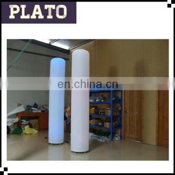 High quality plastic light up column/decorative led column for wedding