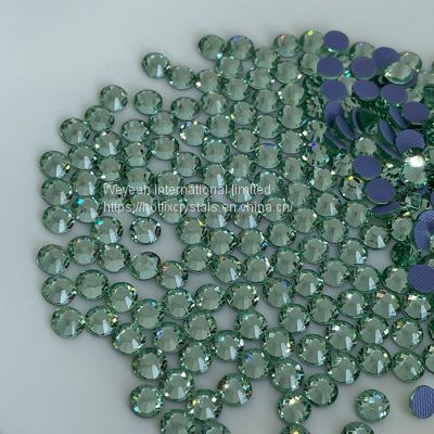 SS4-SS30 flat back hot fix crystal rhinestones for tumblers trimming