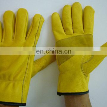 Ripe 2016 cow split leather gloves/cow crust leather gloves/Cowhide suede Leather Gloves 707 working gloves