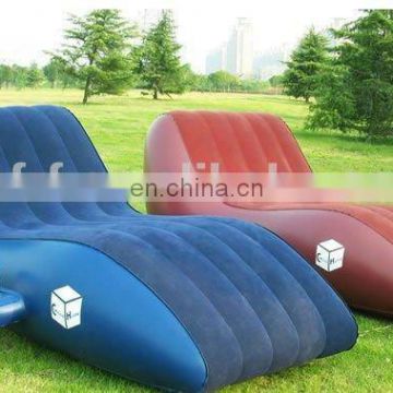 inflatable lounger/ PVC inflatable air cushion
