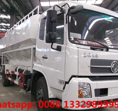 high quality DONGFENG TIANJIN 10T-12T animal feed pellet transported vehicle for sale