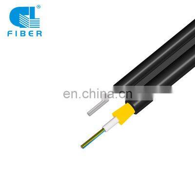 Factory price Cheap FTTH central loose tube single mode 4 core fiber optical cable GYXTC8Y