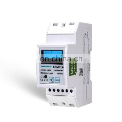 5-60A home energy monitor wireless DIN rail wifi electric meter single phase sub meter