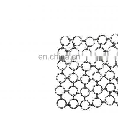 Ring Mesh Decorative customized carbon steel mesh