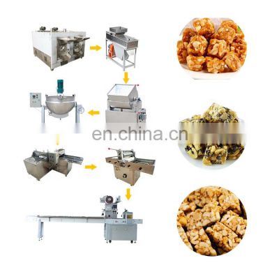 automatic cereal puffing machine praline candy machine rice krispies making machine