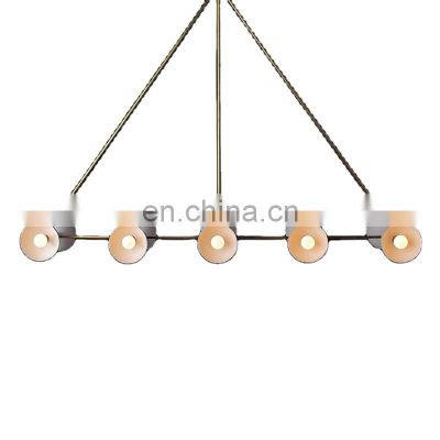 Professional custom home decoration chandelier luxury villa lighting for dining room bedroom pendant light