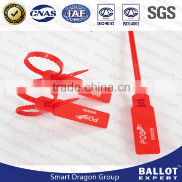 Plastic ballot box seals for security on voting made by China seal manufacturer