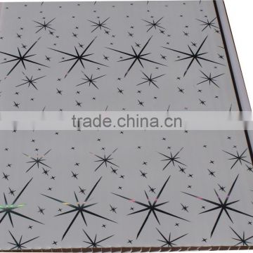 Stars & white style pvc ceiling sheet,pvc panel, pvc ceiling board T004
