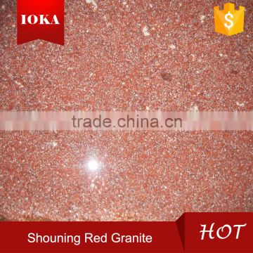 Low price granite shouning red