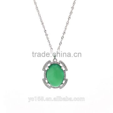 Yiwu Factory Green Jade Jewelry Pendant Type Emerald Pendant