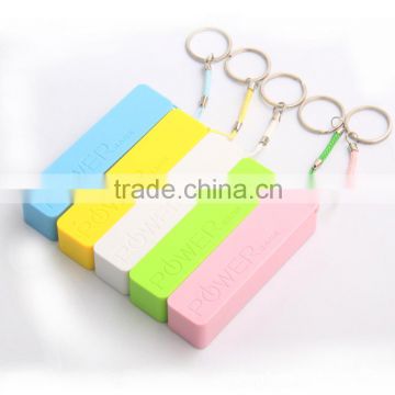 2016 Promotional gift perfume 2600mah USB power bank made in China factory