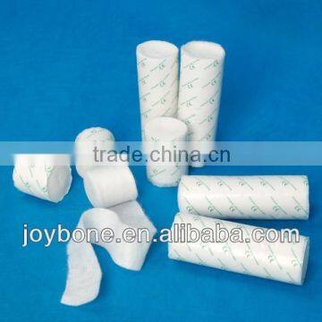 High quality soft bleached surgical cotton pad roll, medical padding, undercast padding