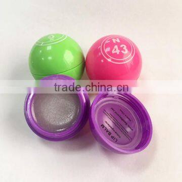 Round roller ball lip balm