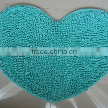 top quality heart-shaped indoor mat