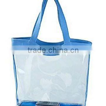 PVC shoulder bag large clear tote bag