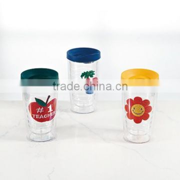 double water plastic water cup/mug