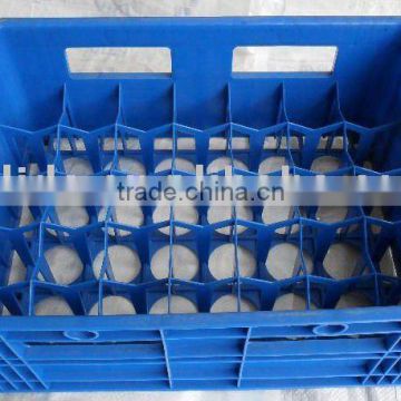 Hot sale plastic milk crate with 35 bottles 2016