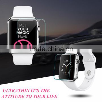2015 new Toughened glass membrane Explosion-proof protective film For Apple Watch 38mm screen protector 0.26 MM 9 H
