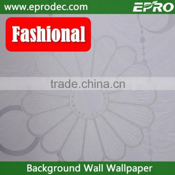 fashional washable vinyl background wallpaper for shop decoration