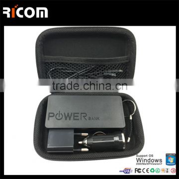 Promotional Gift Power Bank set,Customized Car Charger Power Bank Set,travel power bank gift set-KPB-105E--Shenzhen Ricom