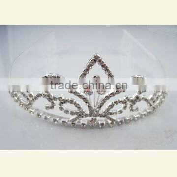 Wholesale fashion elegant rhinestone miss world tiara