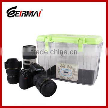 With electric moisture absorber camera dry box for Nikon Canon Sony Camera Lens dry cabinets
