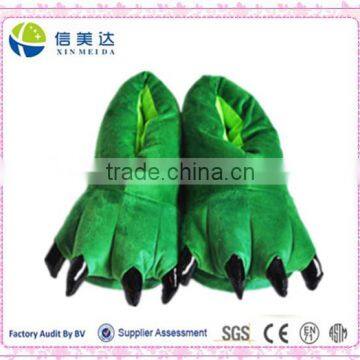 Cute and Warm dinosaur claws plush Slipper for 2015