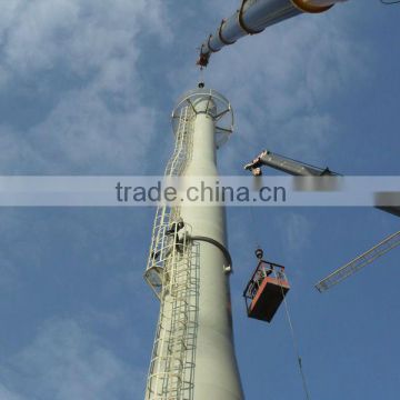 stainless steel double wall industry chimney for big stove project
