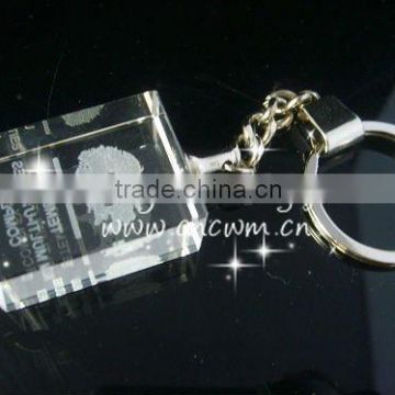 Keychain Key Ring Crystal Laser Tree for Gift