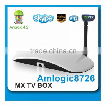 amlogic 8726 mx dual core tv box with root access