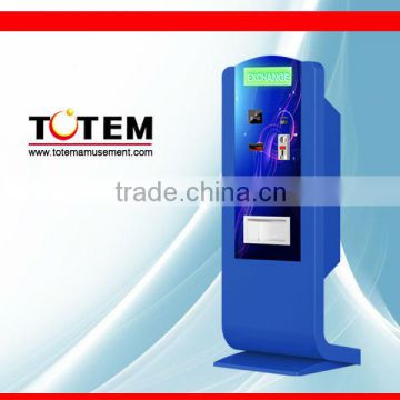 Coin exchange machine with Metal cabinet