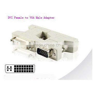 DVI female to VGA male adaptor/converter