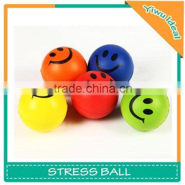 Kids Squeezable Foam Anti Smile Face PU Stress Ball