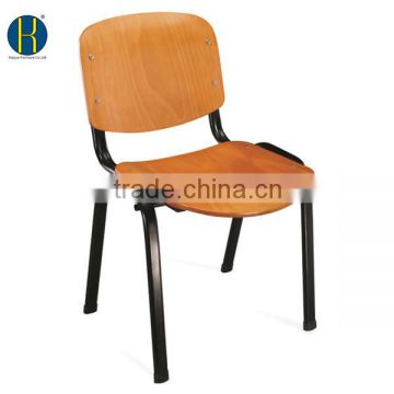 High Quality Plywood Students Study Chair with Metal Tube Legs HY2021