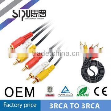 SIPU 3 Rca Cable Japan Sex Video Av Rca Cable Wire Strip Cut Crimpi 1.5M