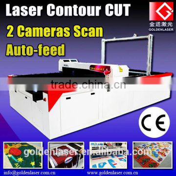 Sublimated Fabric Laser Cutting Plotter with Camera