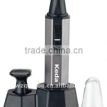 Battery KEDA Nose Trimmer with 2 Heads