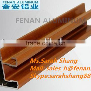 Furniture Aluminium Wood, Wood grain Aluminium square tube, top ten factory Wood grain aluminium