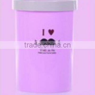 Store More Modern Design Pink Plastic Garbage Bin