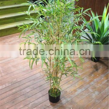 Home garden for hotel decoration 140cm Height making artificial live plastic green bamboo bonsai tree EZZPZ06 0201
