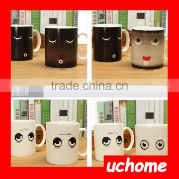 UCHOME Factory direct wholesale monday mug / magic color changing coffee mugs