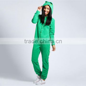 Cheap fashion hooded onesie with perfect design wholesale adult onesie