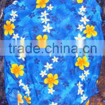 blues with gold flowers wholesale leotards
