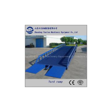 Mobile yard ramp for cargo Loading and unloading in the dock