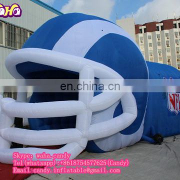 2016 Outdoor advertising inflatable football helmet tunnel C-191