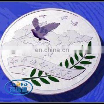 Simple Colorful Metal Crafts Coin for Souvenir